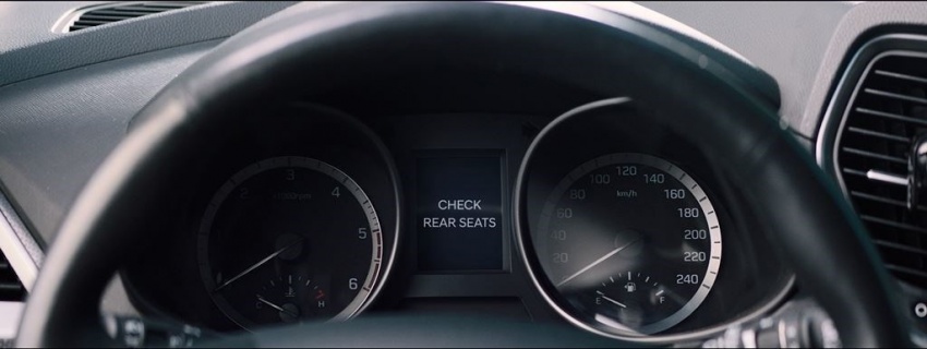 Hyundai alert system to remind of kids in rear seats 718547