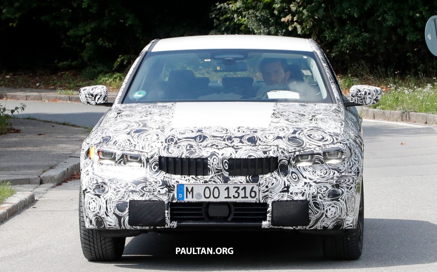 SPIED: G20 BMW 3 Series seen again, with interior 725554
