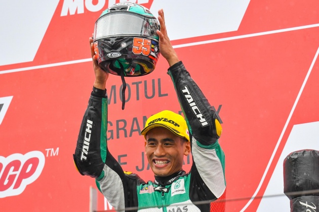 Hafizh Syahrin tidak akan lagi bersama Petronas Raceline bagi perlumbaan Moto2 bermula musim 2018