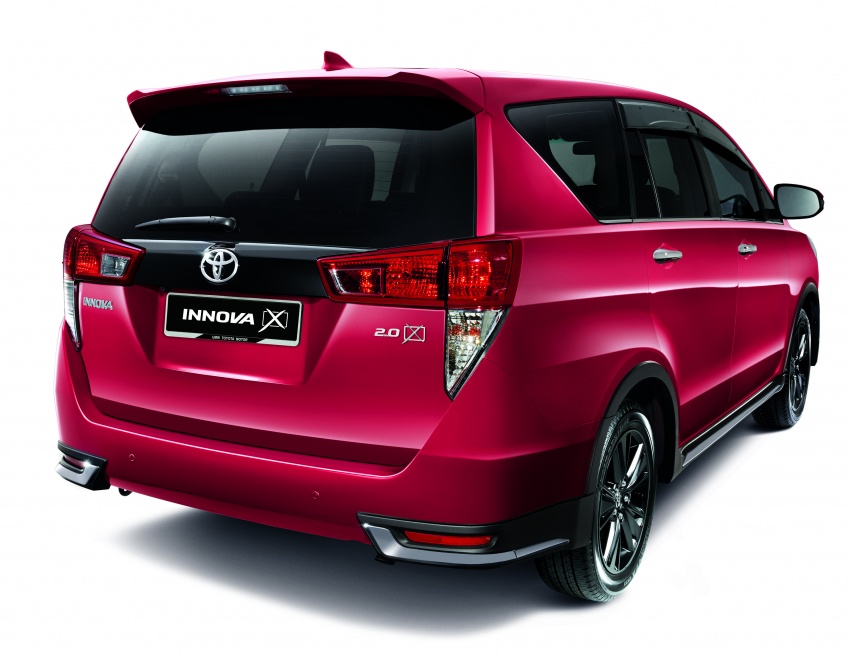 Toyota Innova 2.0X kini varian tertinggi –  kit badan baharu, lampu LED, tempat duduk kapten, RM132,800 720584