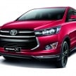 Toyota Innova 2.0X kini varian tertinggi –  kit badan baharu, lampu LED, tempat duduk kapten, RM132,800