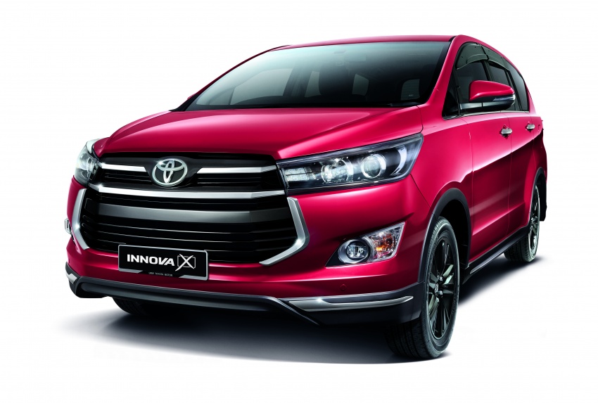 Toyota Innova 2.0X kini varian tertinggi –  kit badan baharu, lampu LED, tempat duduk kapten, RM132,800 720585