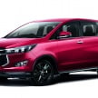 Toyota Innova 2.0X kini varian tertinggi –  kit badan baharu, lampu LED, tempat duduk kapten, RM132,800