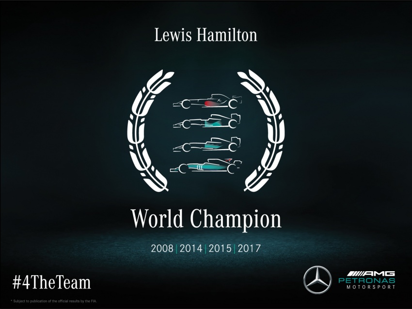 Lewis Hamilton wins fourth F1 world championship 730211