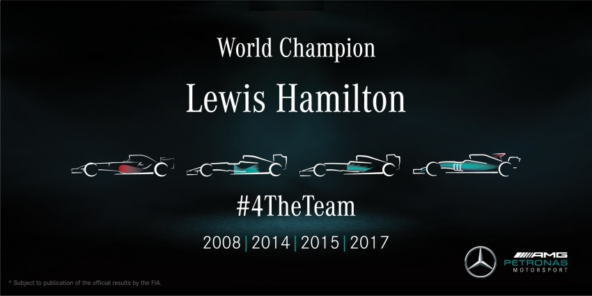 Lewis Hamilton wins fourth F1 world championship 730212