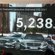 Mercedes-Benz Malaysia Q3 2017 results announced – 8,771 cars delivered, 6,580 cars produced locally