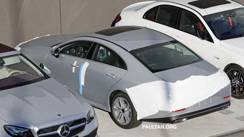 SPIED: Mercedes-Benz CLS caught nearly undisguised 722993