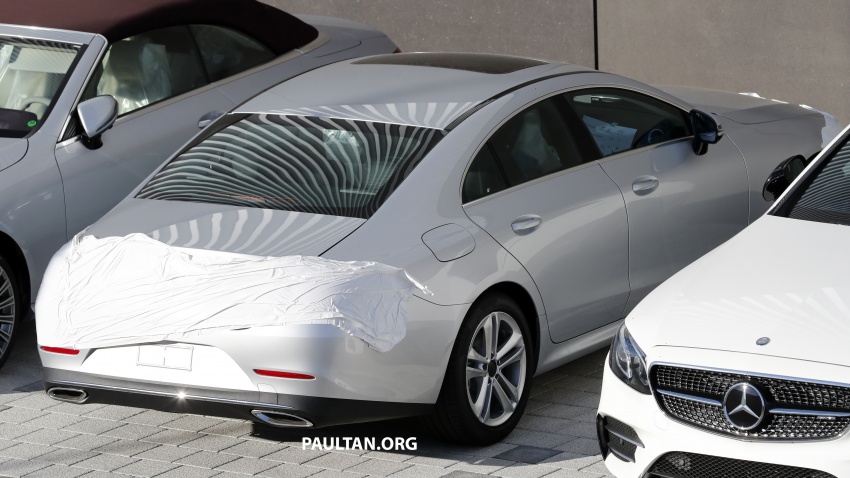 SPIED: Mercedes-Benz CLS caught nearly undisguised 723005