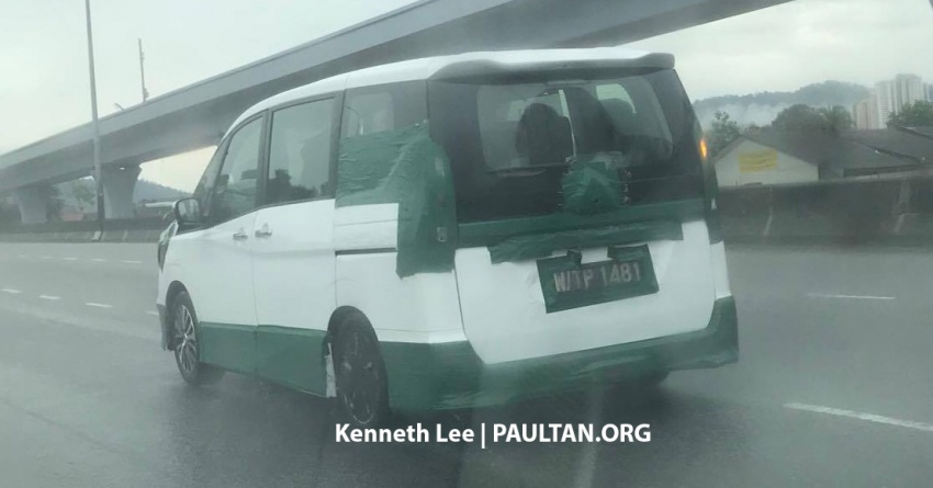 SPIED: 2018 Nissan Serena seen testing in Malaysia 729473