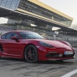Porsche 718 GTS models debut – Cayman and Boxster
