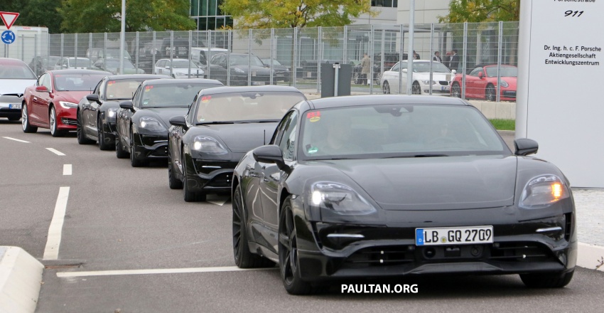 SPYSHOTS: Porsche Mission E spotted road-testing 720954