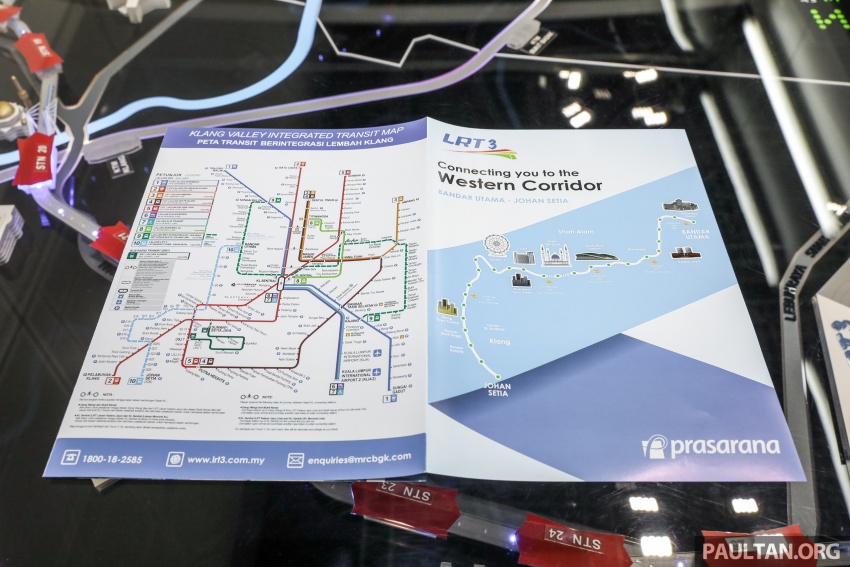 LRT3: Peta bagi jajaran Bandar Utama-Klang dipamer 722714