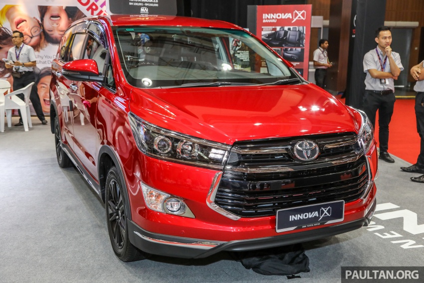 Toyota Innova 2.0X kini varian tertinggi –  kit badan baharu, lampu LED, tempat duduk kapten, RM132,800 758839