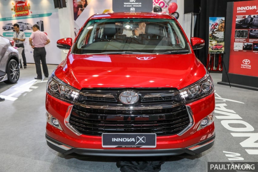 Toyota Innova 2.0X kini varian tertinggi –  kit badan baharu, lampu LED, tempat duduk kapten, RM132,800 758845