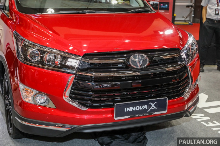 Toyota Innova 2.0X kini varian tertinggi –  kit badan baharu, lampu LED, tempat duduk kapten, RM132,800 758846