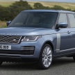 Range Rover facelift 2018 semakin mewah, ditambah dengan model P400e PHEV berkuasa 404 PS, 640 Nm
