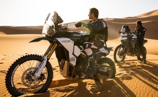Triumph Tiger 800 Tramontana untuk Rali Pan-Africa