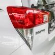 GALLERY: Toyota Innova 2.0X – priced at RM132,800
