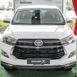 GALERI: Toyota Innova 2.0X – lampu hadapan LED, tempat duduk kapten, kit badan baharu, RM133k