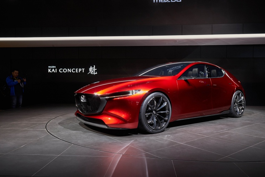 Tokyo 2017: Mazda Kai Concept – SkyActiv-Vehicle Architecture, SkyActiv-X engine; next-gen Mazda 3? 729315