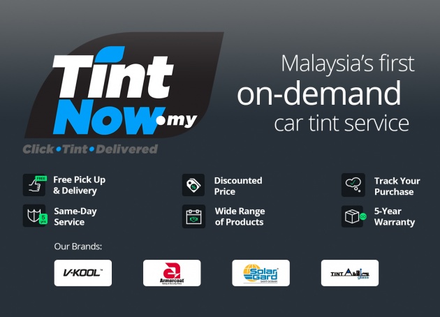 AD: TintNOW.my launches web-based, on-demand car window tinting service – just three easy steps needed