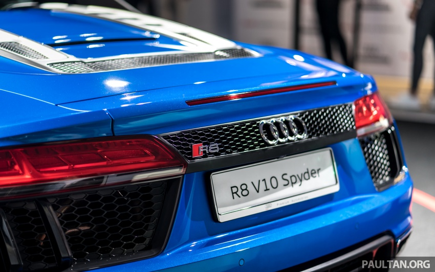 Audi R8 V10 Spyder dipertonton – akan masuk M’sia? 733013
