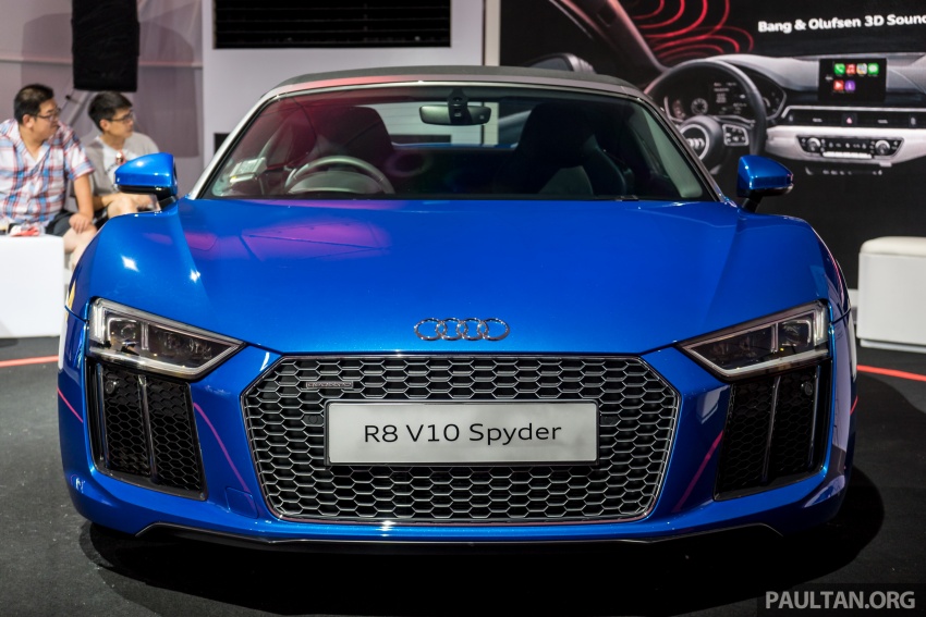 Audi R8 V10 Spyder dipertonton – akan masuk M’sia? 733002