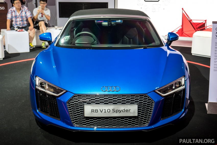 Audi R8 V10 Spyder dipertonton – akan masuk M’sia? 733003