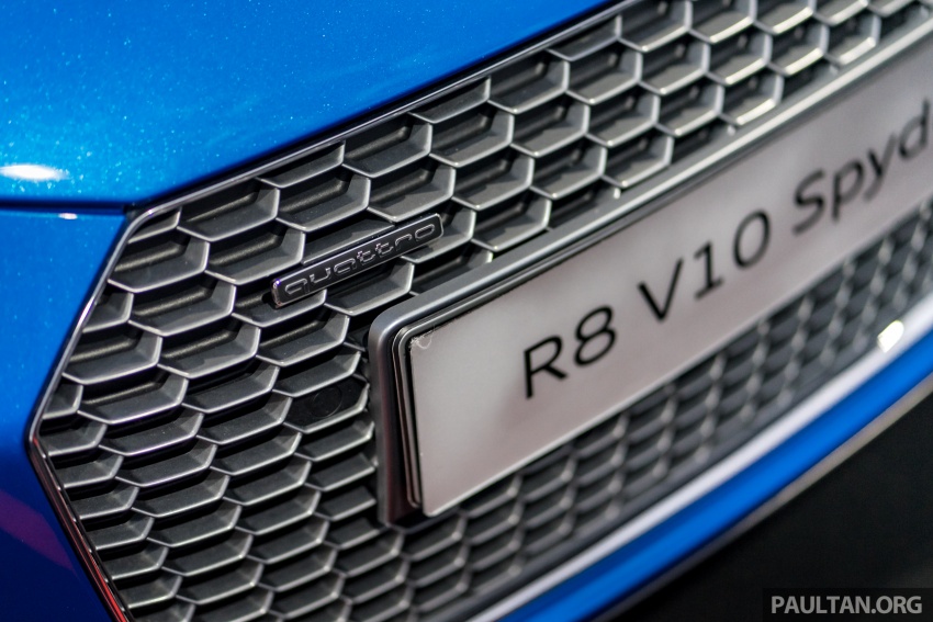 Audi R8 V10 Spyder dipertonton – akan masuk M’sia? 733005