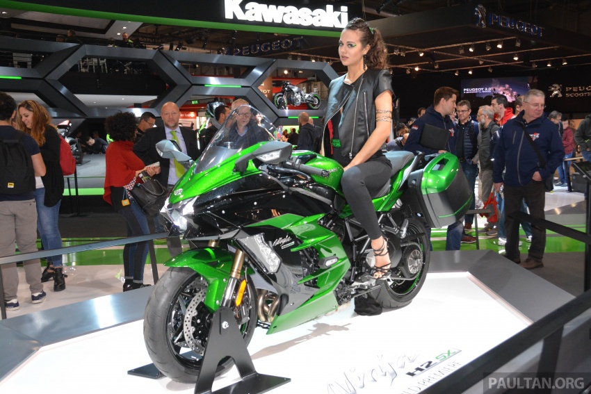 2017 EICMA: Kawasaki H2 SX – 200 PS supercharged sports-touring from the green machine 738668