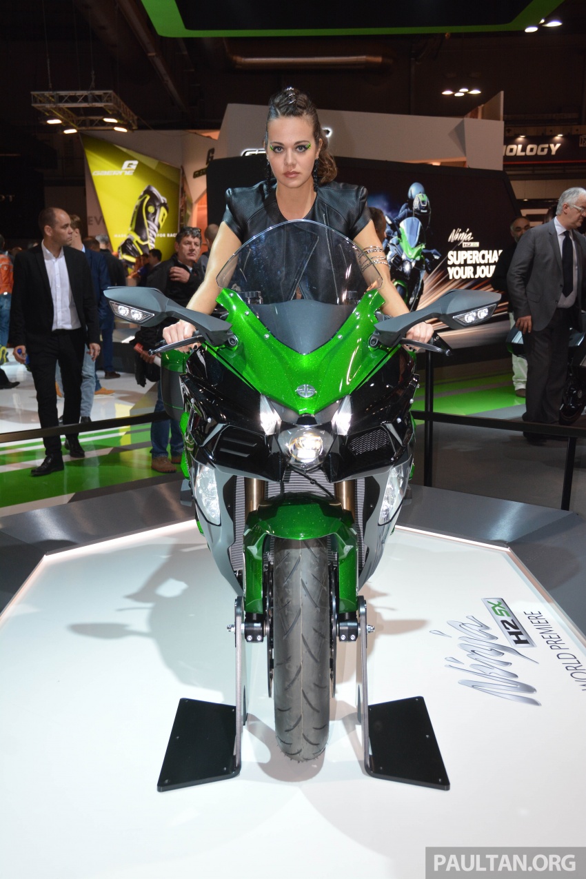 2017 EICMA: Kawasaki H2 SX – 200 PS supercharged sports-touring from the green machine 738690