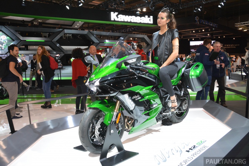 2017 EICMA: Kawasaki H2 SX – 200 PS supercharged sports-touring from the green machine 738671