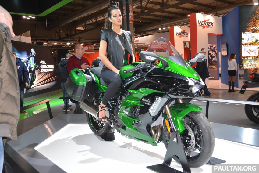 2017 EICMA: Kawasaki H2 SX – 200 PS supercharged sports-touring from the green machine 738673