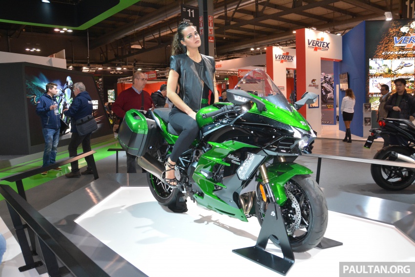 2017 EICMA: Kawasaki H2 SX – 200 PS supercharged sports-touring from the green machine 738674