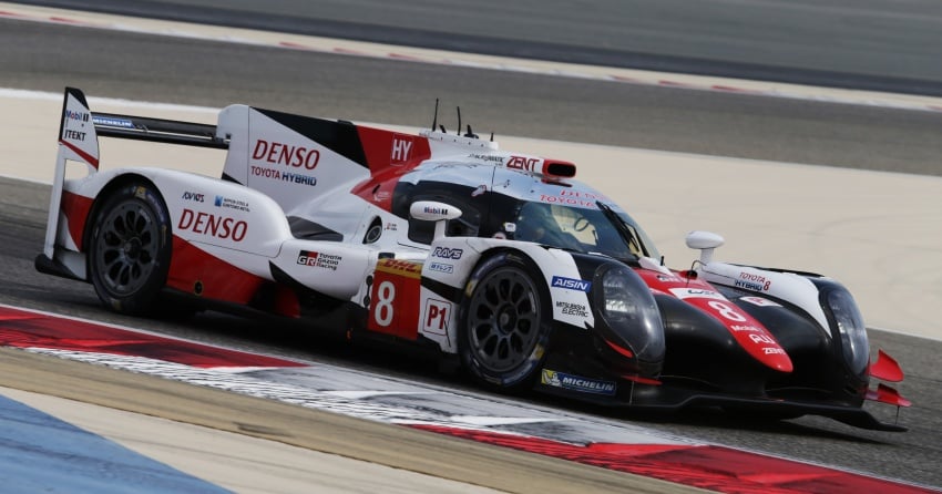 Fernando Alonso tests Toyota LMP1 car at Bahrain 740751