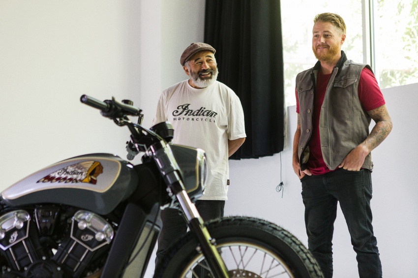 Indian Motorcycles shows Scout Bobber custom bikes 731775