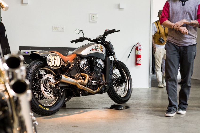 Indian Motorcycles shows Scout Bobber custom bikes 731776