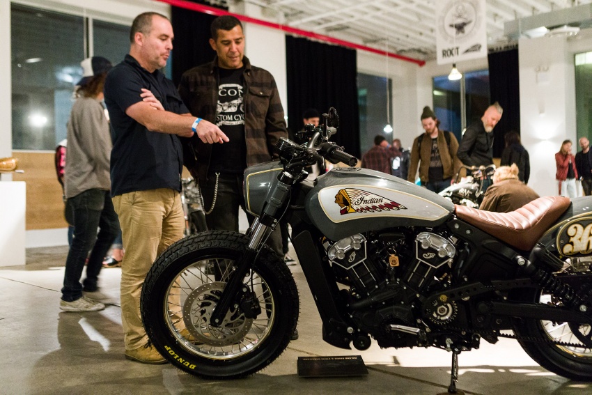 Indian Motorcycles shows Scout Bobber custom bikes 731777