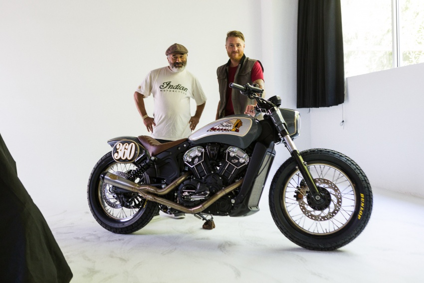 Indian Motorcycles shows Scout Bobber custom bikes 731779