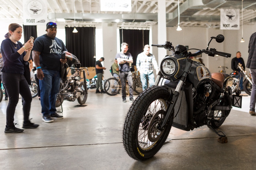 Indian Motorcycles shows Scout Bobber custom bikes 731781