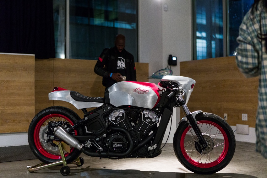 Indian Motorcycles shows Scout Bobber custom bikes 731758