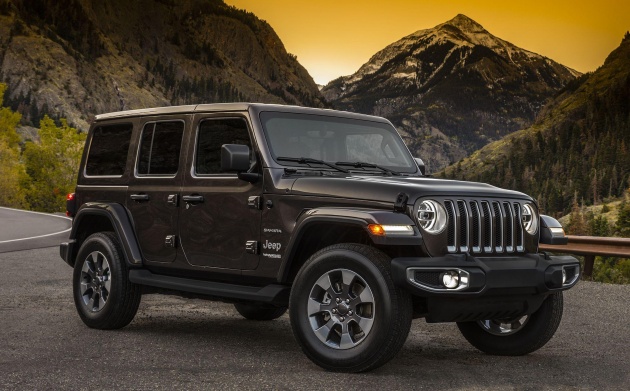 2018 Jeep Wrangler – first official images released