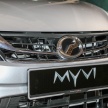 Imej bayangan Perodua Myvi 2018 versi tiga-pintu