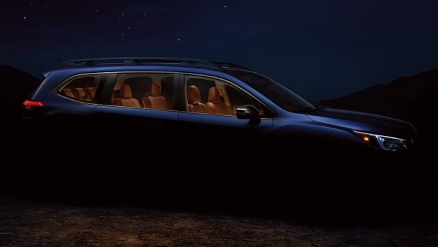 Subaru tayang satu lagi teaser SUV Ascent – bakal diperkenalkan pada 28 November ini di Los Angeles