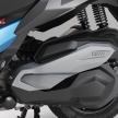 BMW C400X tampil dengan enjin satu silinder 350 cc