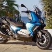 BMW C400X tampil dengan enjin satu silinder 350 cc
