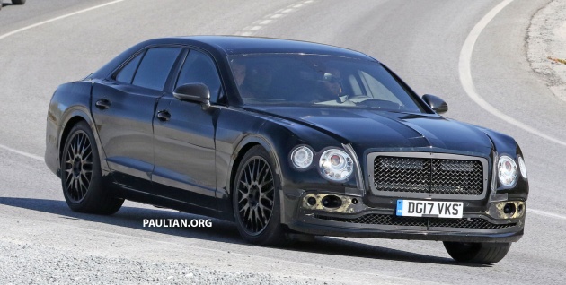 SPYSHOTS: Next-gen Bentley Flying Spur seen testing