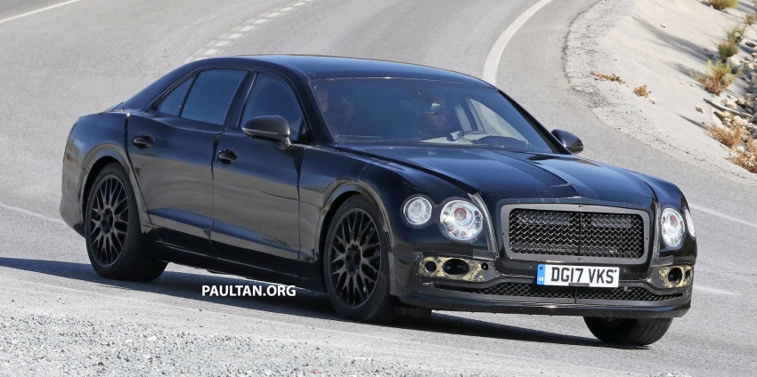 SPYSHOTS: Next-gen Bentley Flying Spur seen testing 737097