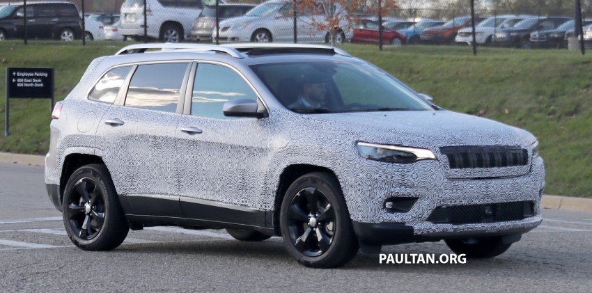 SPIED: 2019 Jeep Cherokee sheds some camouflage 737845
