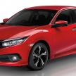 Honda Civic Red ditampilkan di Thai Motor Expo